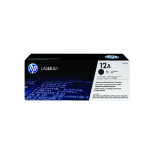 Genuine HP 12A Black LaserJet Toner Cartridge (Q2612A)