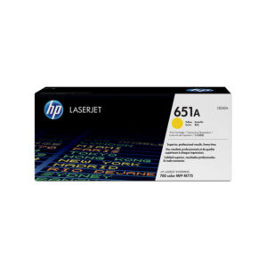 Genuine HP 651A Yellow LaserJet Toner Cartridge (CE342A)