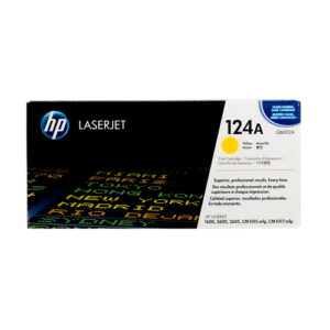 Genuine HP 124A Yellow LaserJet Toner Cartridge (Q6002A)