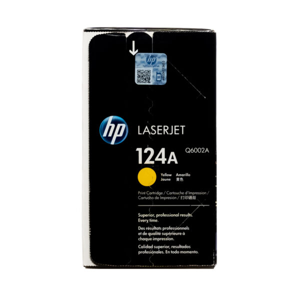 Genuine HP 124A Yellow LaserJet Toner Cartridge (Q6002A)