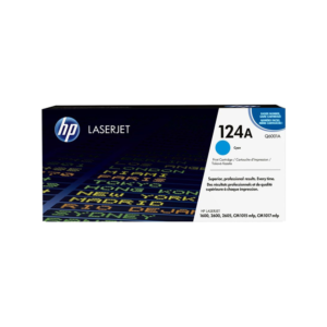 Genuine HP 124A Cyan LaserJet Toner Cartridge (Q6001A)