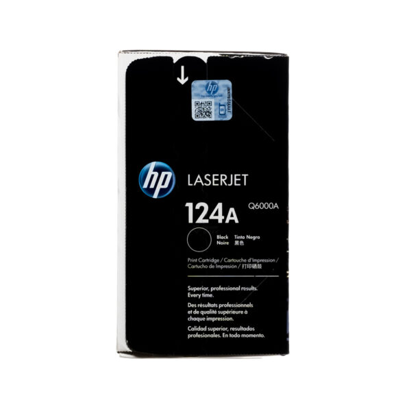 Genuine HP 124A Black LaserJet Toner Cartridge (Q6000A)