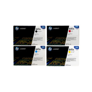 Genuine HP 641A Multi Pack Toner Cartridge B/C/Y/M  (C9720A C9721A C9722A C9723A)