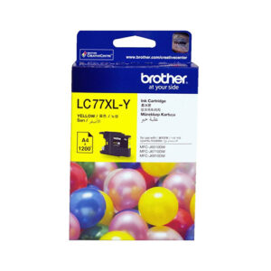 Genuine Brother LC77XLY High Yield Yellow Ink Cartridge