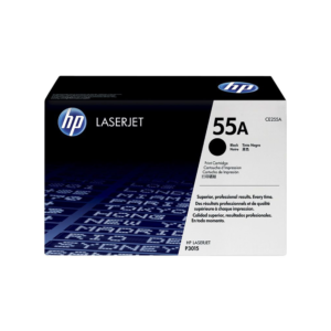 Genuine HP 55A Black LaserJet Toner Cartridge (CE255A)