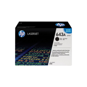 Genuine HP 643A Black LaserJet Toner Cartridge (Q5950A)
