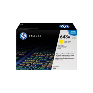 Genuine HP 643A Yellow LaserJet Toner Cartridge (Q5952A)