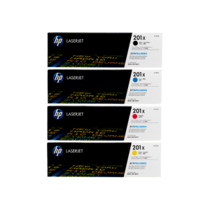 Genuine HP 201X Toner Cartridge Set B/C/M/Y