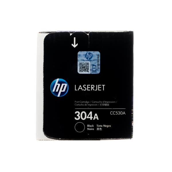 Genuine HP 304A Black LaserJet Toner Cartridge (CC530A)