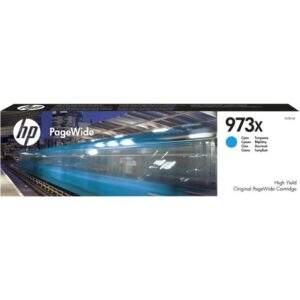 Genuine HP 973X High Yield Cyan PageWide Cartridge (F6T81AE)