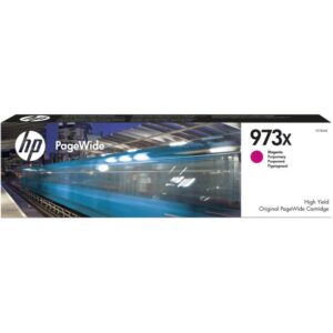 Genuine HP 973X High Yield Magenta PageWide Cartridge (F6T82AE)